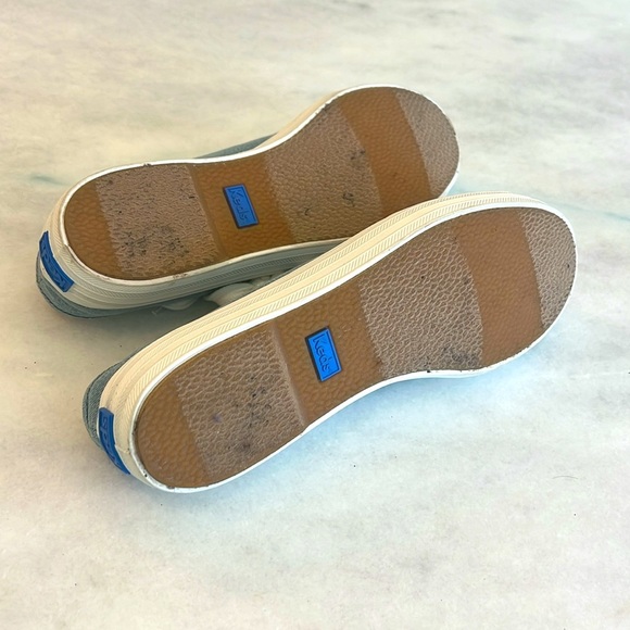 Keds Light Blue Denim Triple Kick Mule Slip On Women's Size 6 Sneaker Platform - Picture 12 of 12